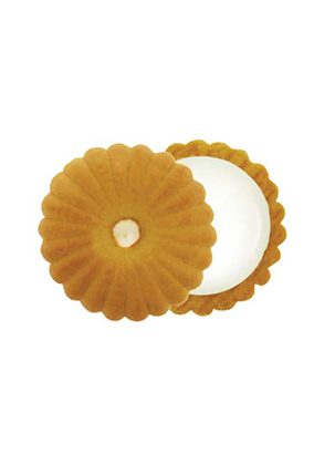 Sun Flower Cookie With Cream